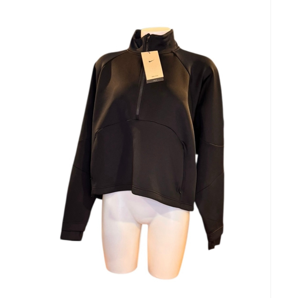Women's Nike dri fit prima Black Half-Zip Sweatshirt XL